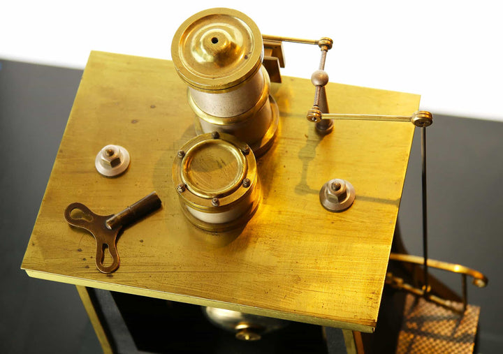 Guilmet Industrial Steam Hammer Clock Circa 1870