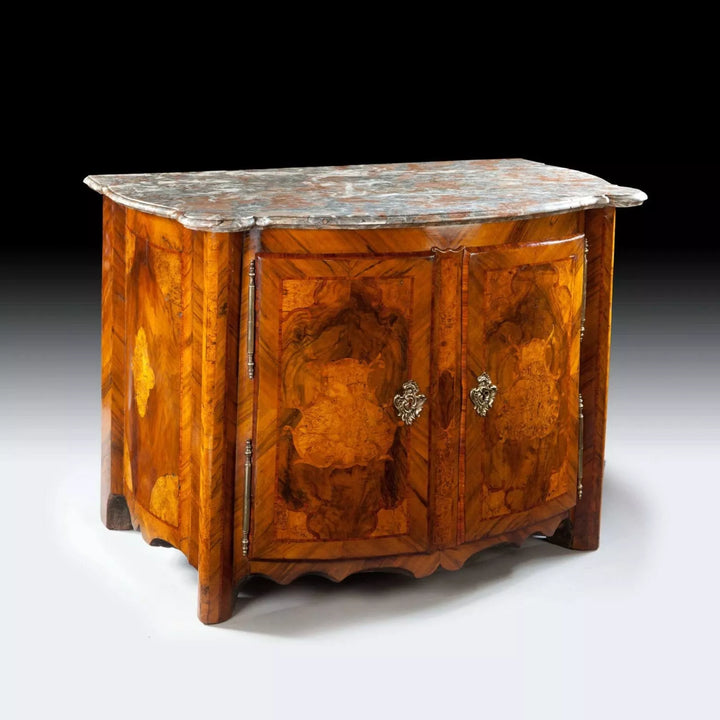 Magnificent French Louis XIV Walnut Cabinet