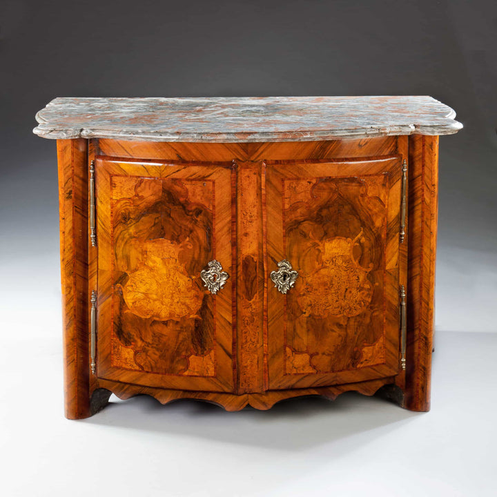 Magnificent French Louis XIV Walnut Cabinet
