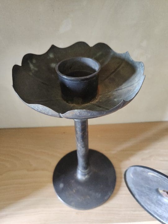 Pair Silver Plated Candlesticks