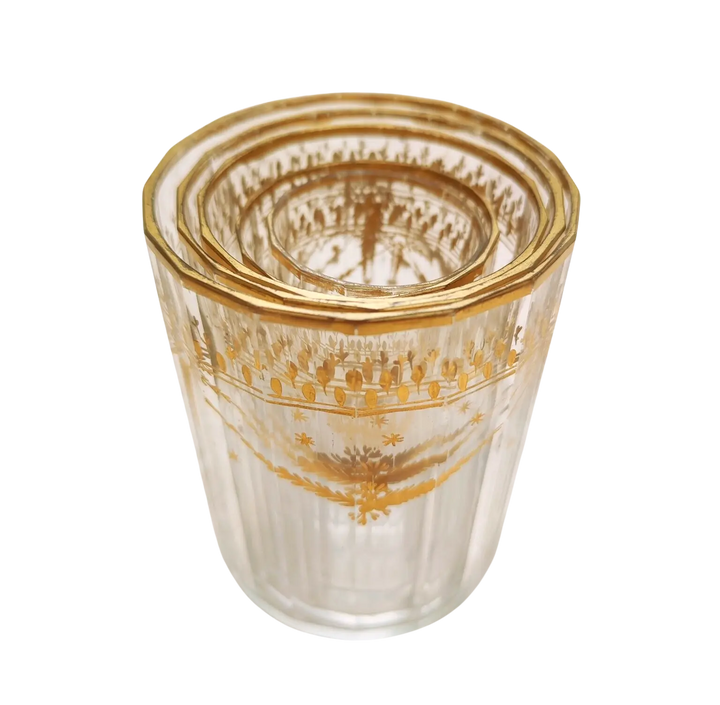 Bohemian Gilt Beakers