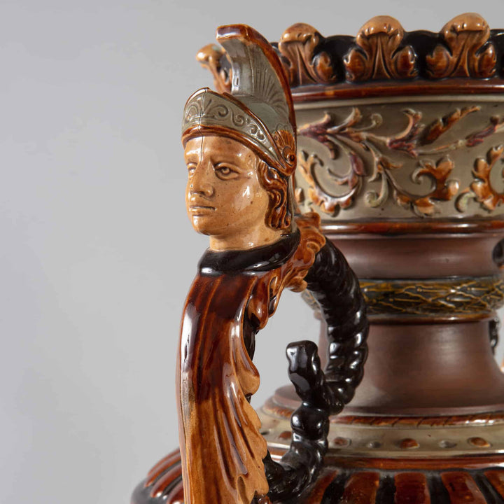 A pair of Romantic Bohemian Neo-classical vases