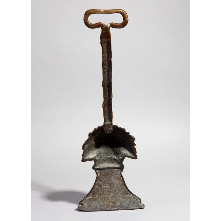 English bronze wheatsheaf doorstop