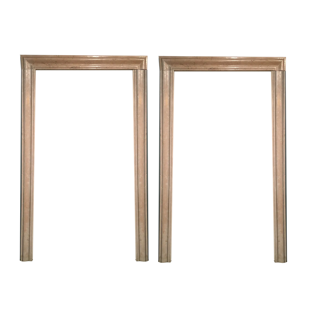 A pair of Marble door surrounds