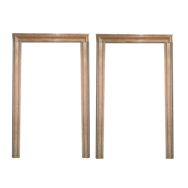 A pair of Marble door surrounds