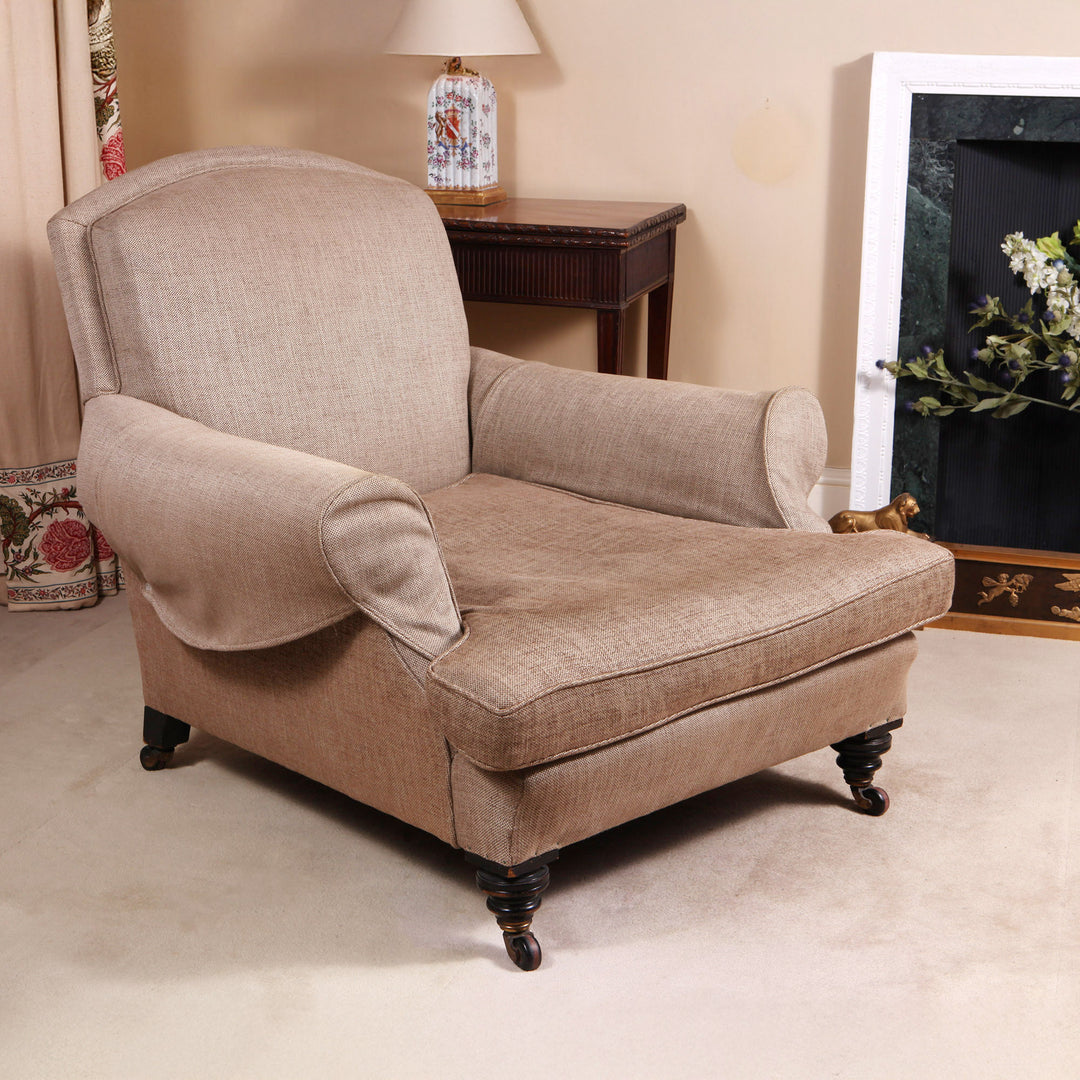 A Howard style easy chair