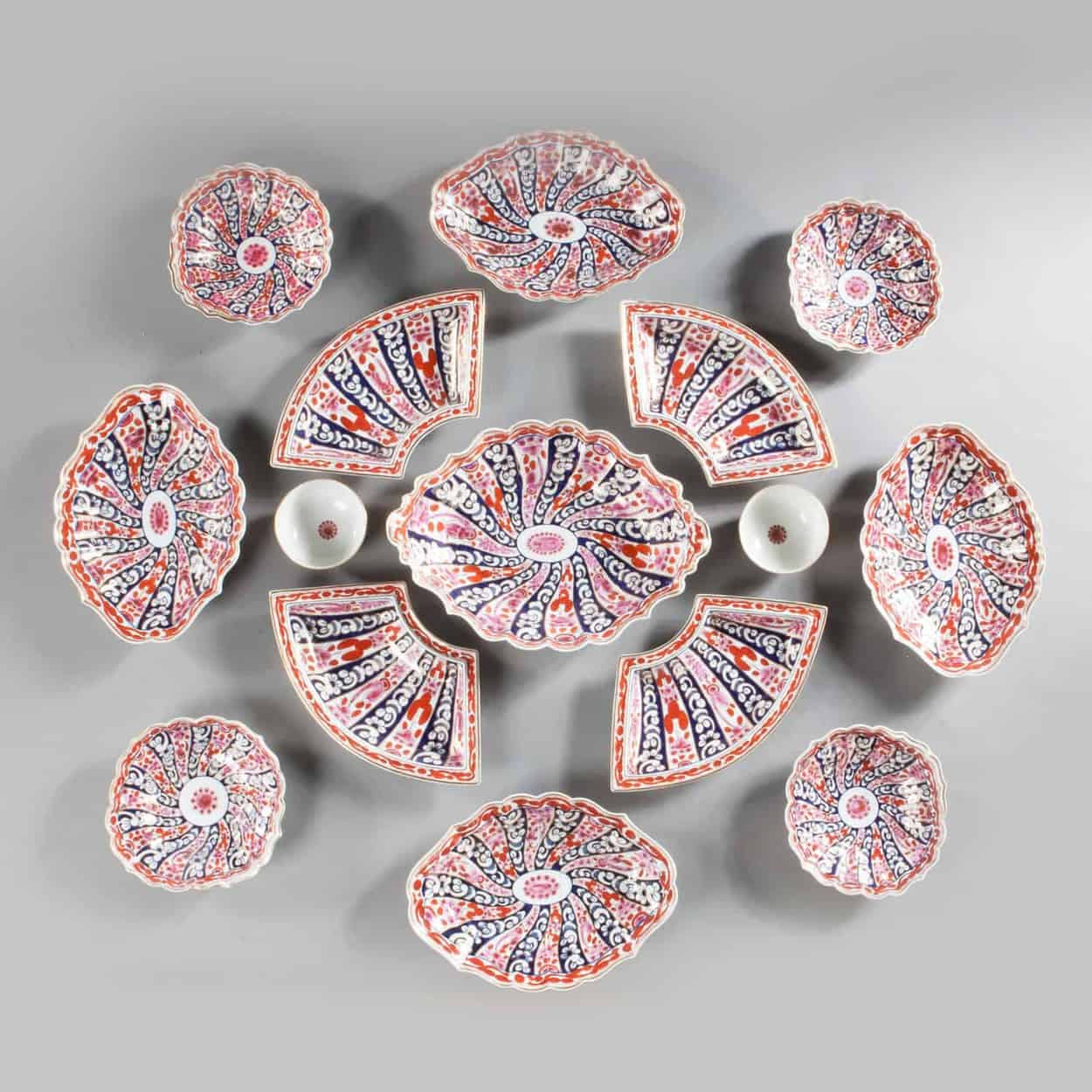 Worcester Queen Charlotte Pattern Composite Service – Discovery