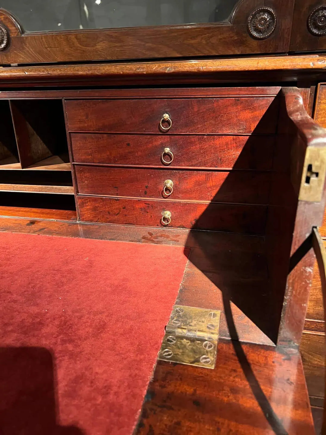 Ince and Mayhew George III Secretaire Breakfront Bookcase