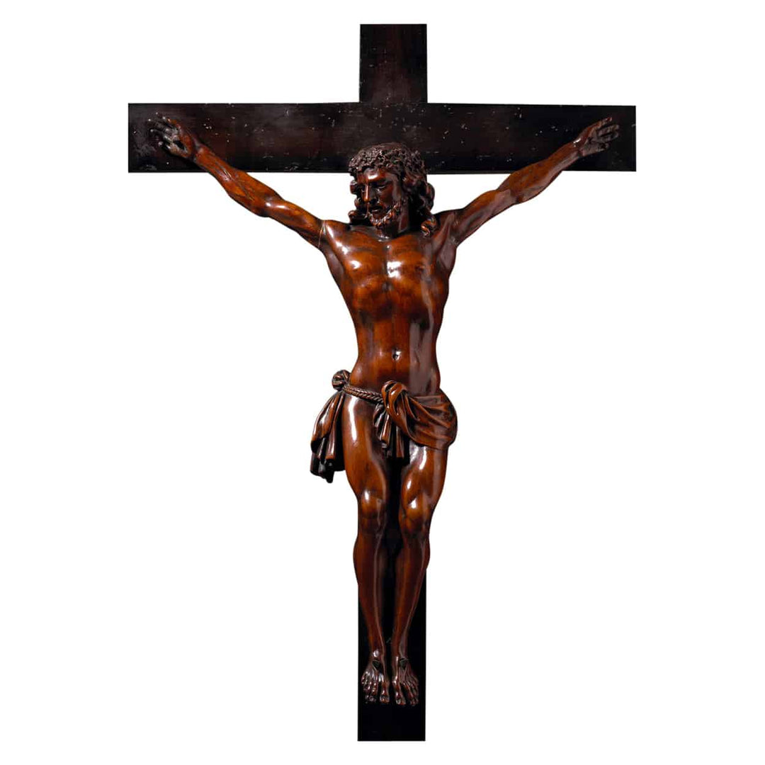 17th Century Boxwood Figure of Christ Vivo