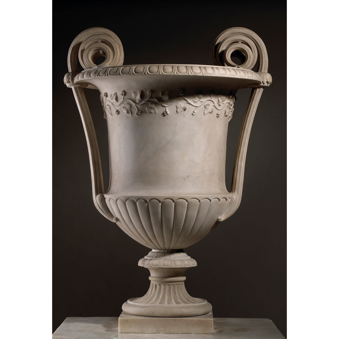 Italian neoclassical carved marble vase, Rome, late 18th century/early 19th century