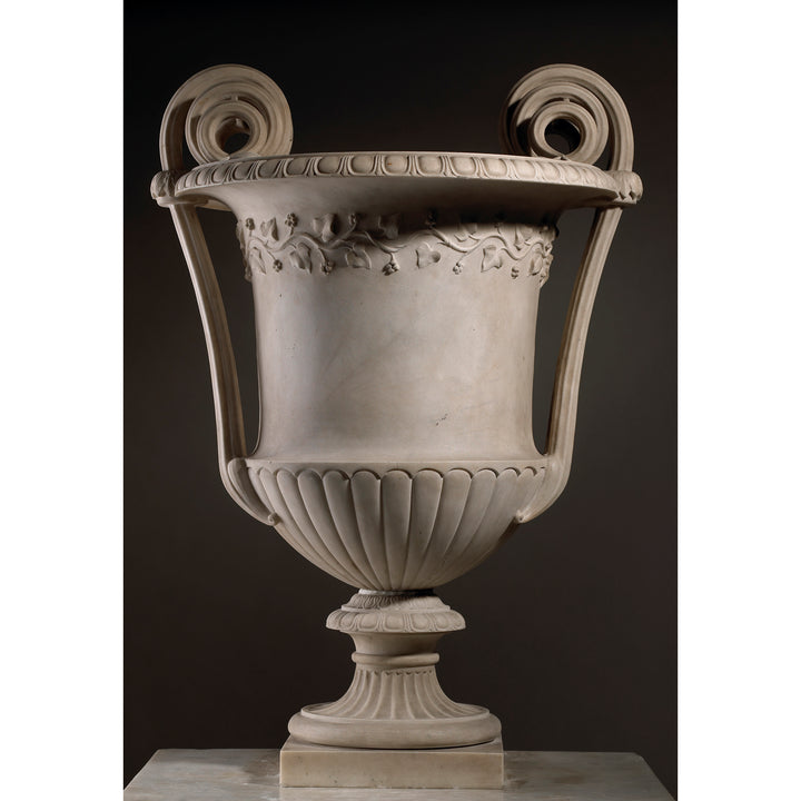 Italian neoclassical carved marble vase, Rome, late 18th century/early 19th century