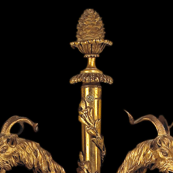 Pair of Neo-Classical Twin Branch Wall Lights