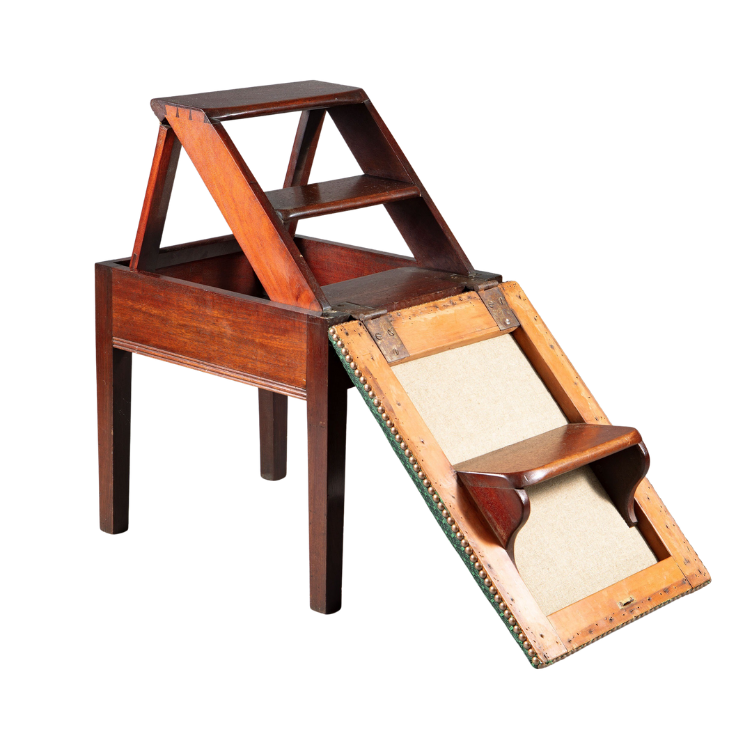 A metamorphic set of library steps
