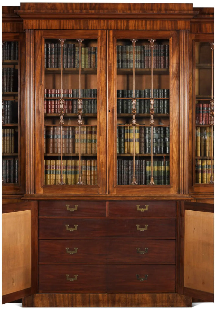 The Duchy of Lancaster’s Regency Mahogany Breakfront Bookcase