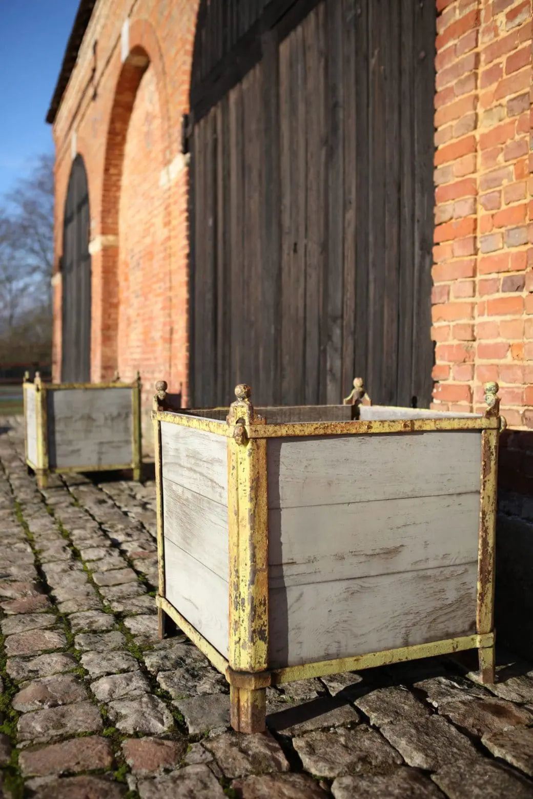 PAIR OF LARGE “ORANGERIE” PLANTERS, PAUL BORDEAUX FRANCE, CIRCA 1920S