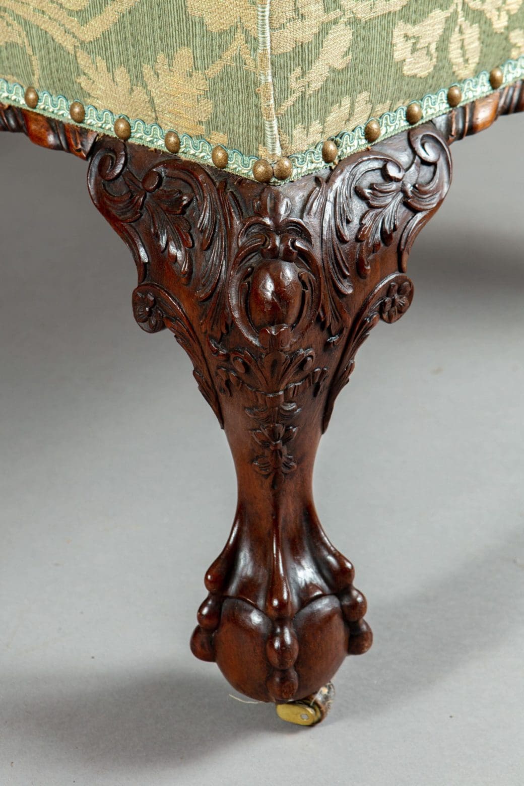 A pair of magnificent 19th Century library chairs