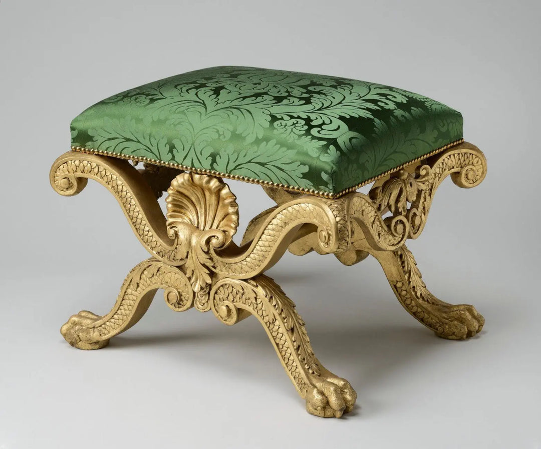 19th Century Giltwood Throne Chair after William Kent