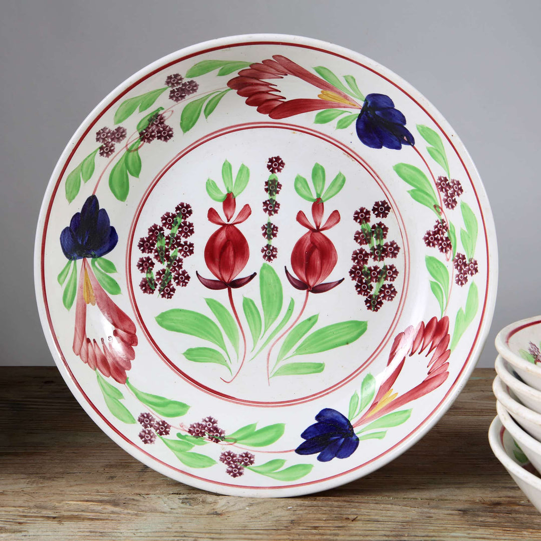 Set of Six Boerenbont Plates | Societe de Ceramique