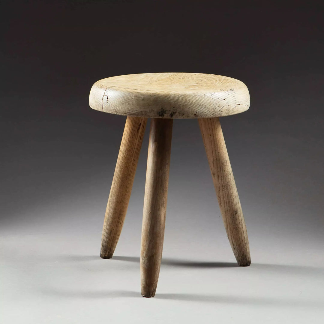 Charlotte Perriand Berger Stool Discovery - Nicholas Wells Antiques Charlotte Perriand Berger Stool Discovery - Nicholas Wells Antiques