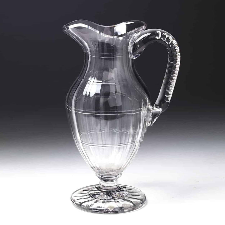 Antique 18th Century George III Cut Glass Wine Ewer