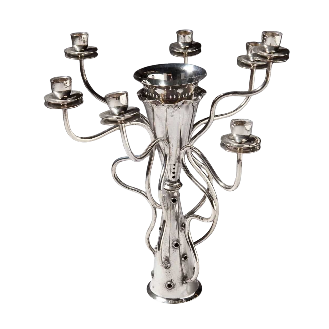 Silver Plate Candleabrum By Borek Sipek
