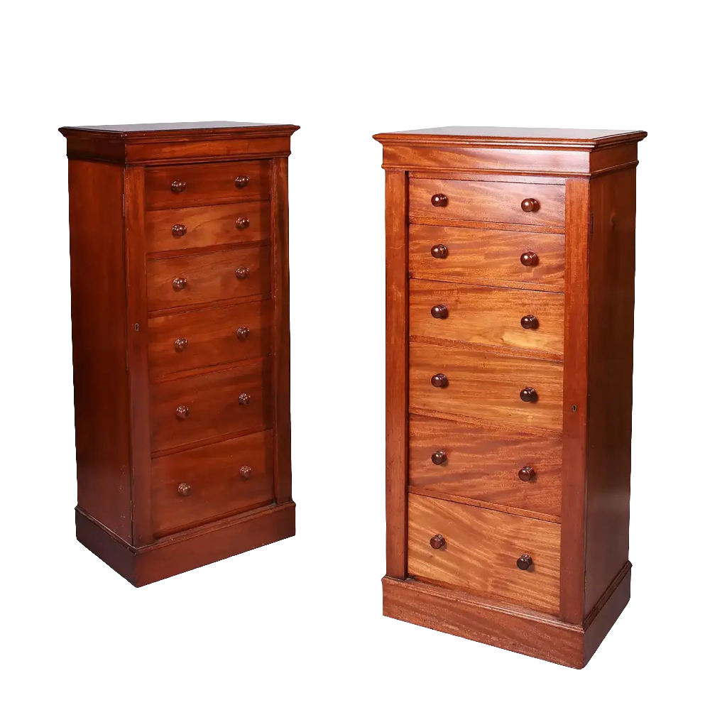 PAIR OF WELLINGTON CHESTS