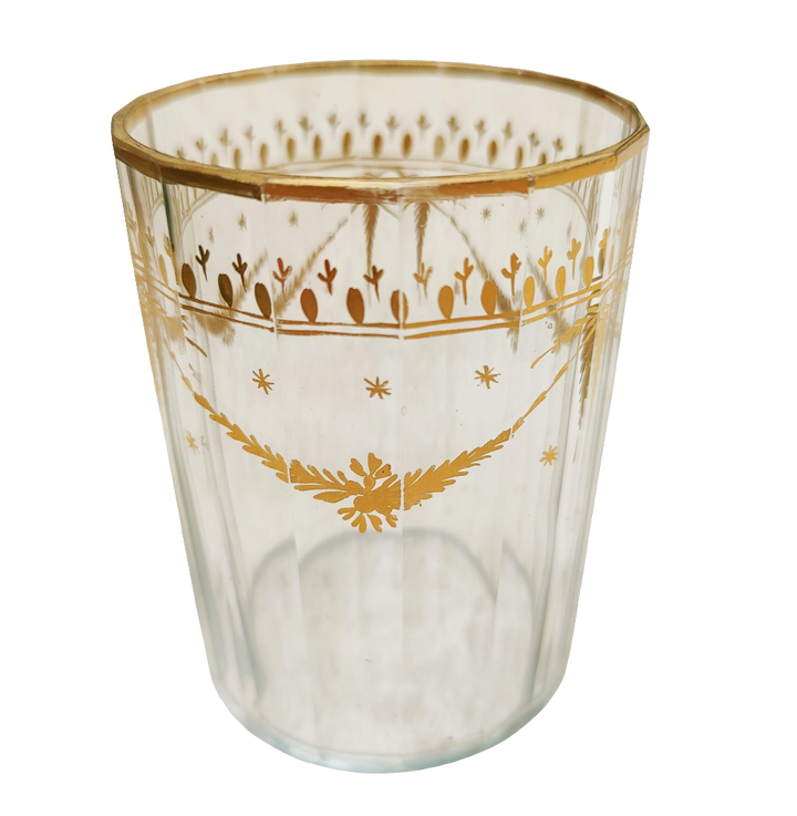 Bohemian Gilt Beakers