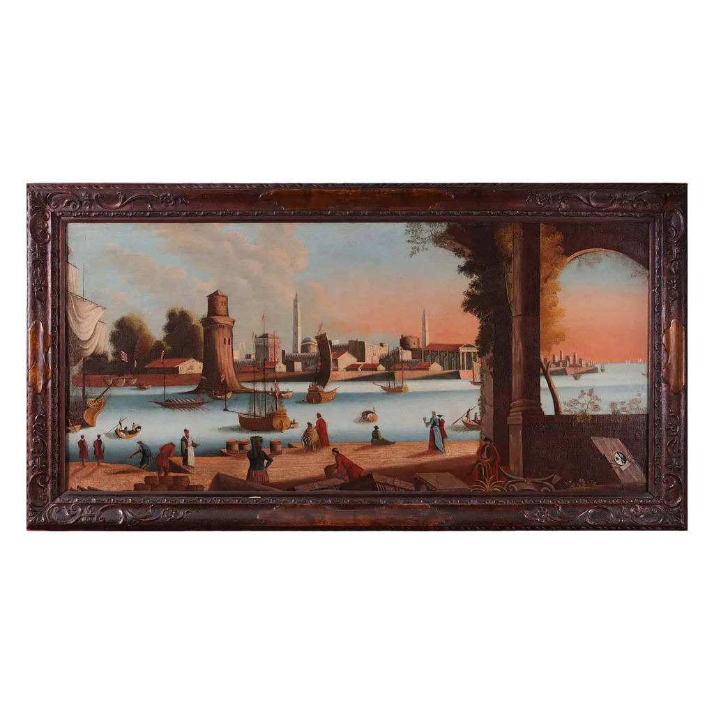 Large Decorative Mediterranean View
