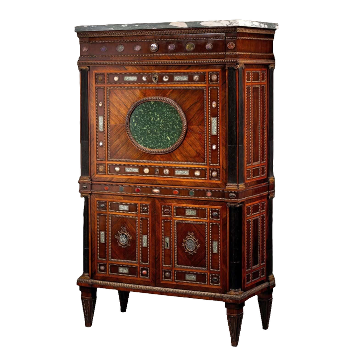 North Italian Secretaire, Attributed to Giovanni Battista Maroni