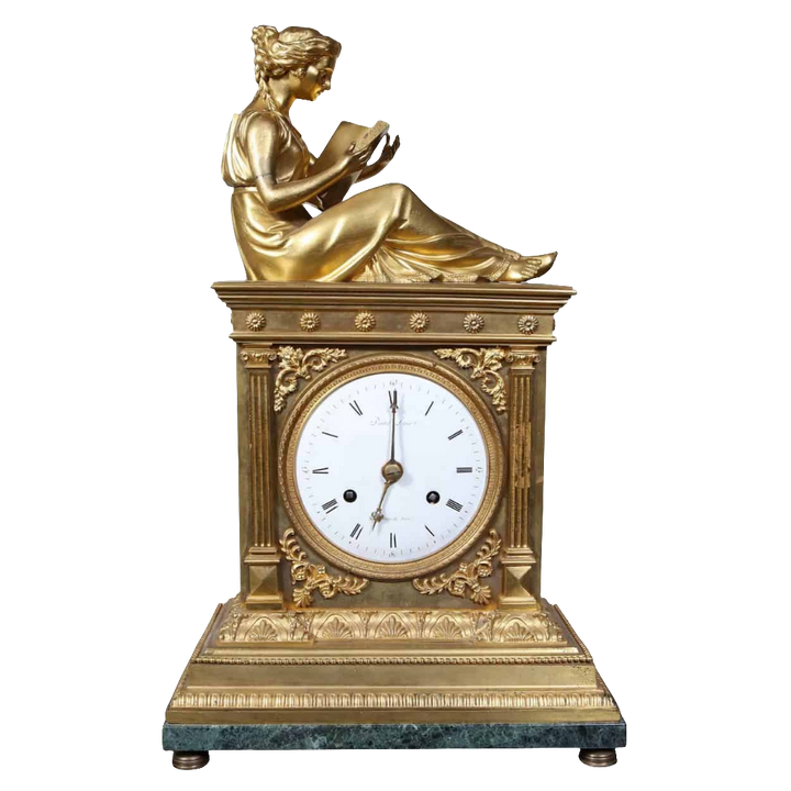 Mantle Clock By Dautel, Rue de Thionville à Paris