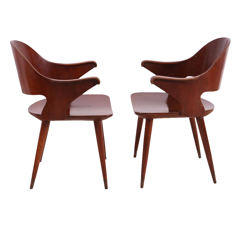 Pair of Chandigargh armchairs