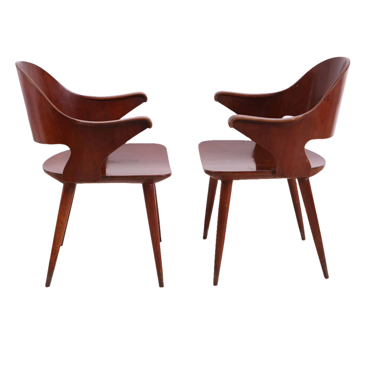 Pair of Chandigargh armchairs