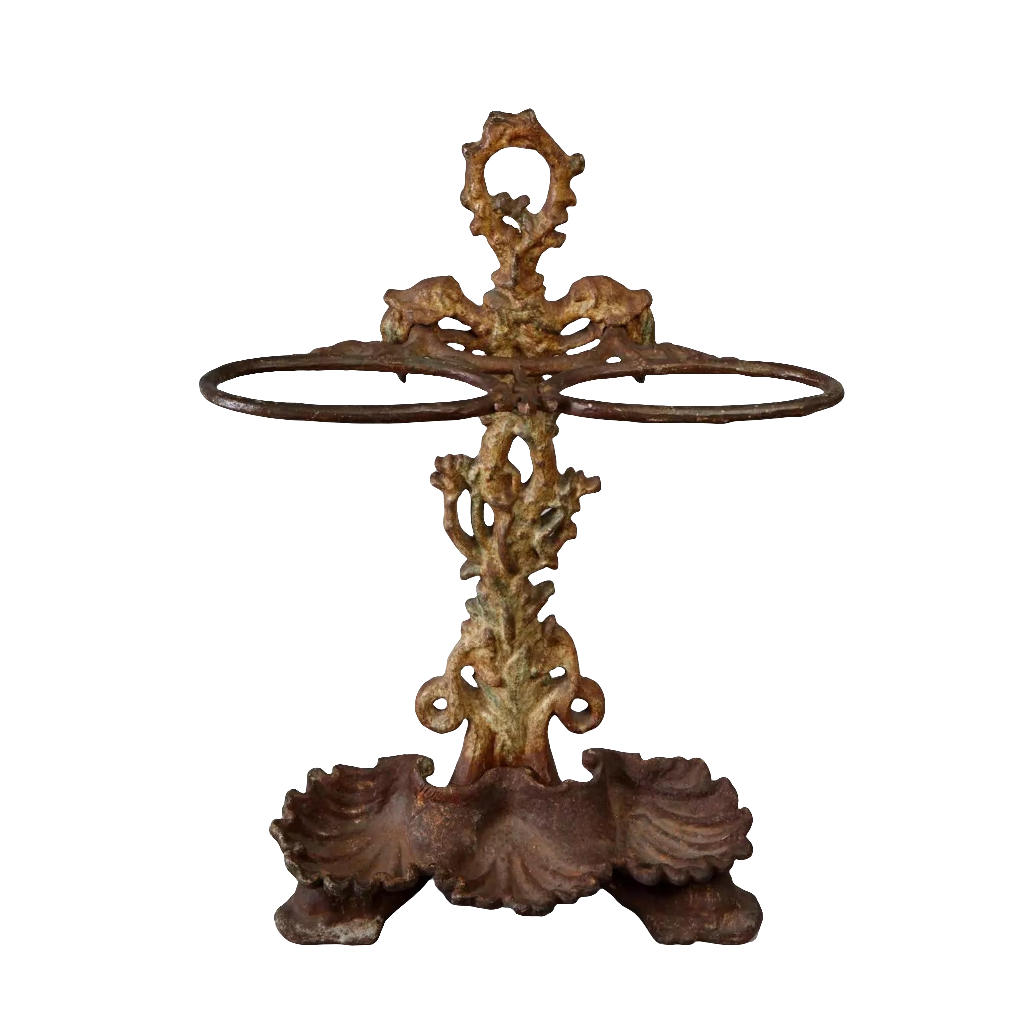 Nautical themed Victorian Cast Iron Stick Stand