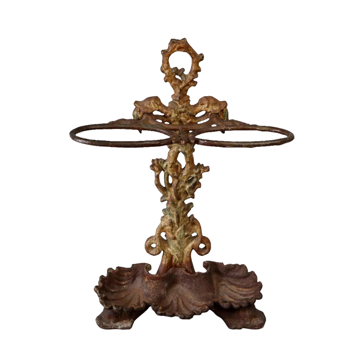 Nautical themed Victorian Cast Iron Stick Stand