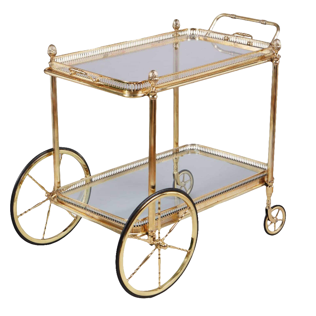 Maison Jansen Rectangular drinks Trolley