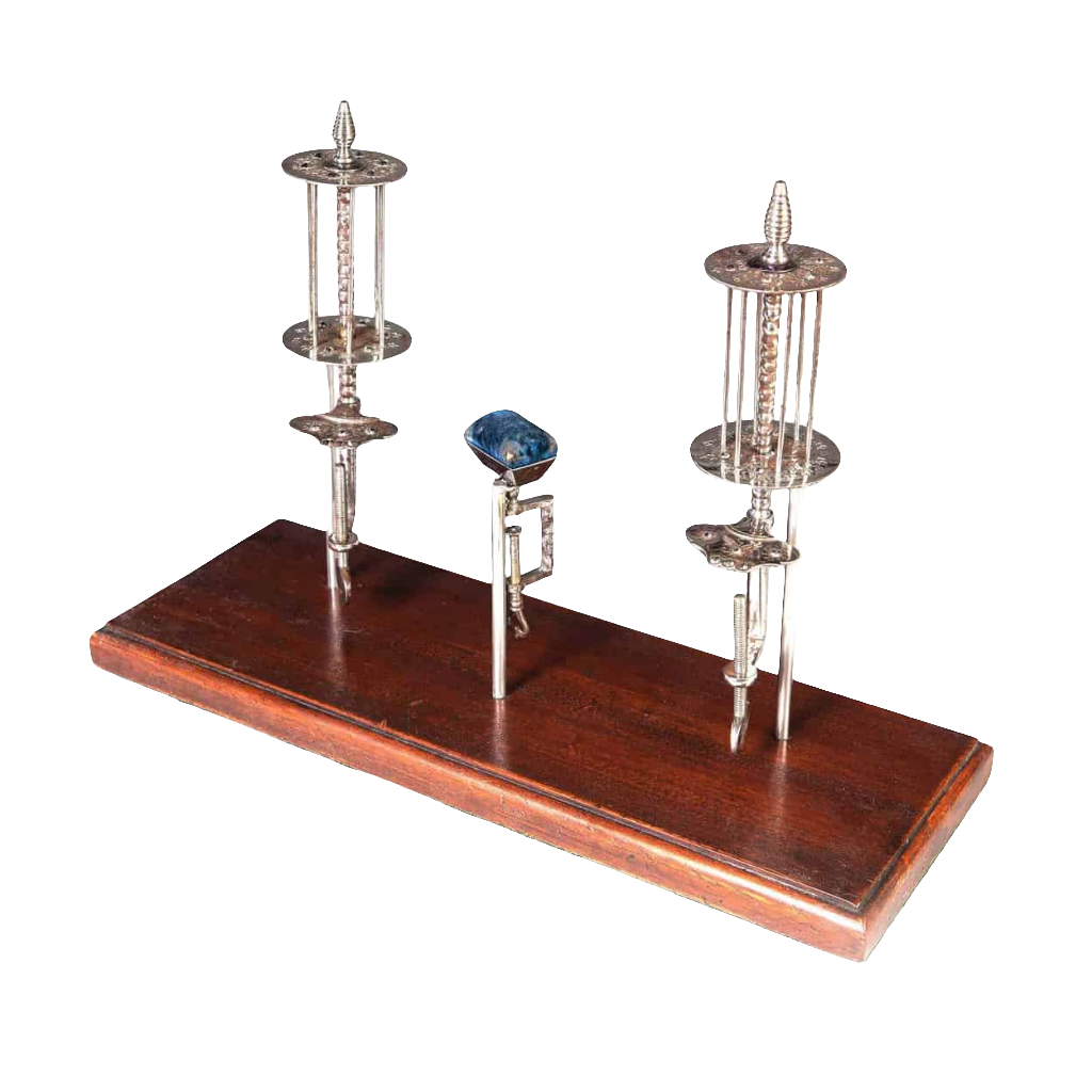 A Group Of Cut Steel Plombieres Needlework Accessories