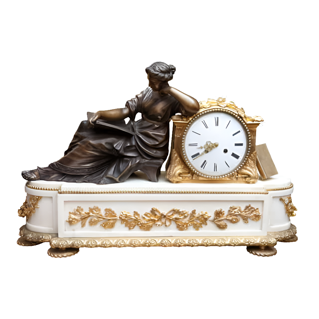 A Fine French Neo Classical Mantel Clock