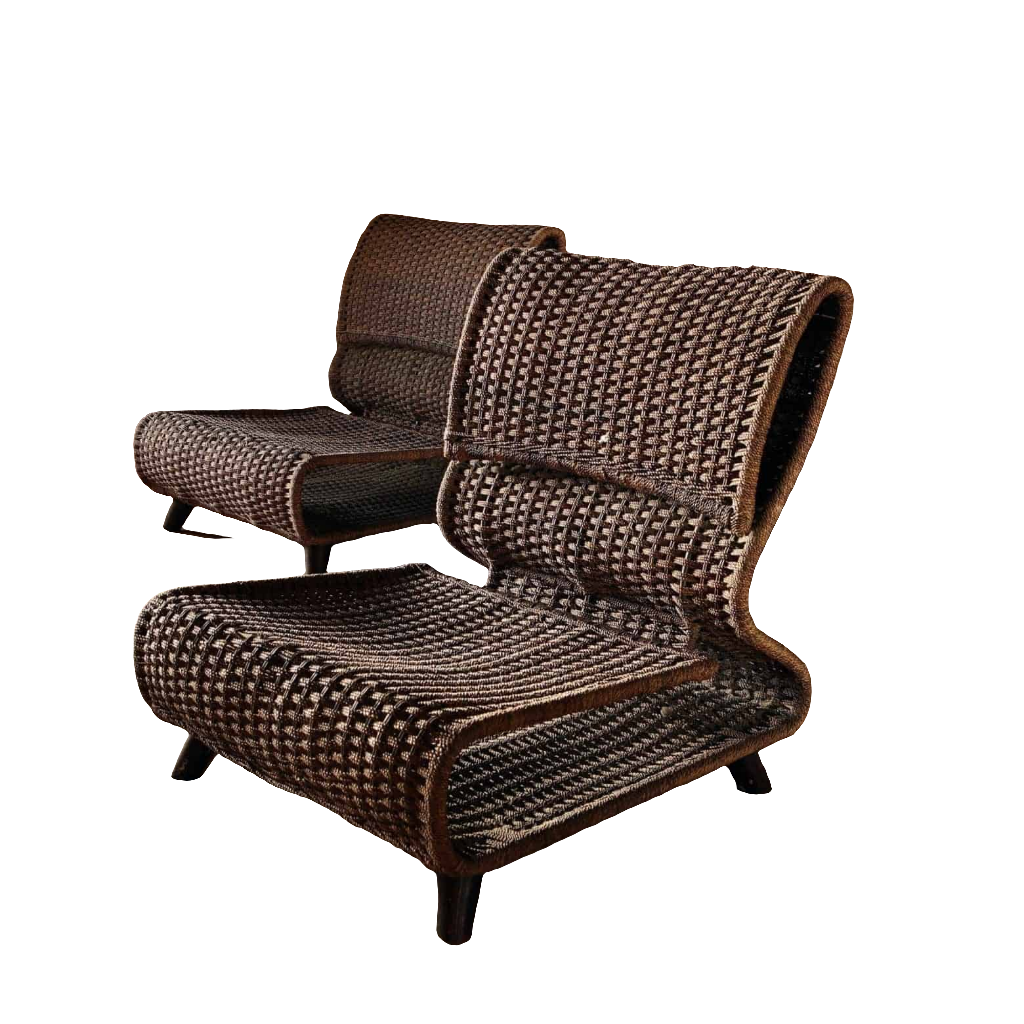 Pair of Modernist Easy Chairs | Isamu Kenmochi