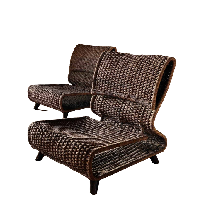 Pair of Modernist Easy Chairs | Isamu Kenmochi
