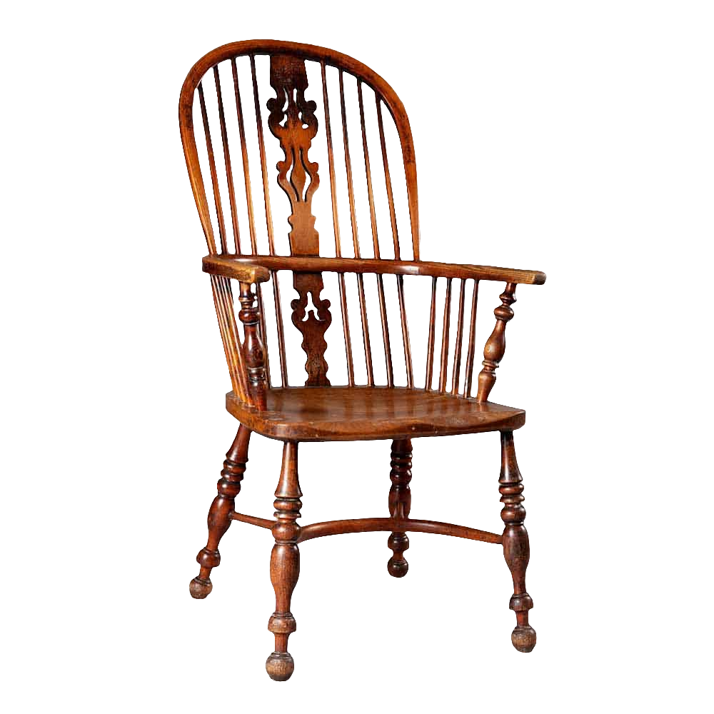 家具 Vintage Windsor chair Costway 2-Piece Set: Vintage Wooden Spindleback Windsor Side