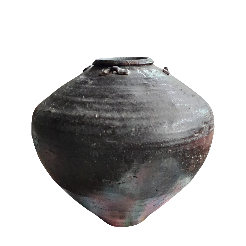 South China Sea Glazed Ceramic Storage Jar