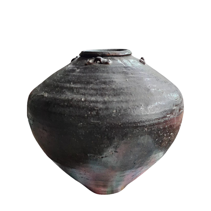 South China Sea Glazed Ceramic Storage Jar
