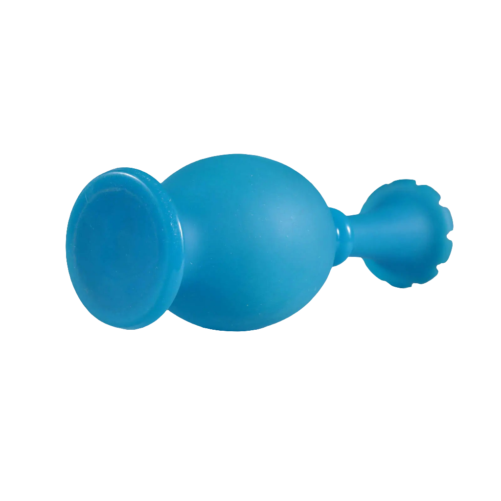 French Opaline Blue Vase