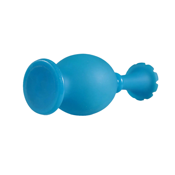 French Opaline Blue Vase