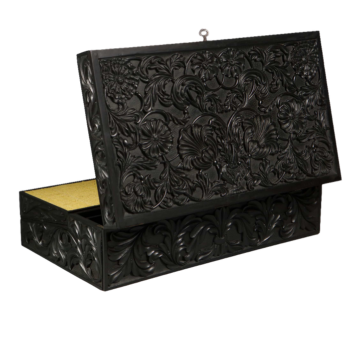 Anglo Ceylonese Ebony Box / Writing Slope