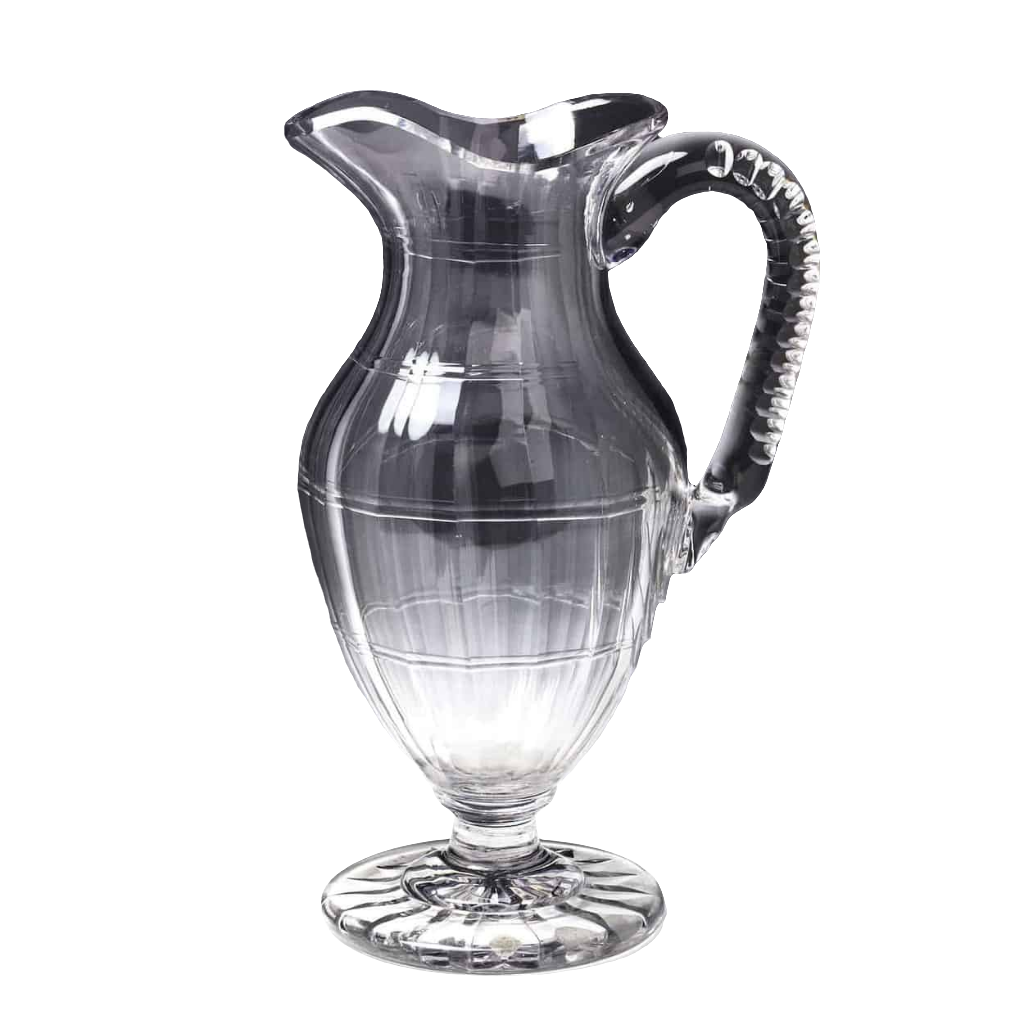 Antique 18th Century George III Cut Glass Wine Ewer
