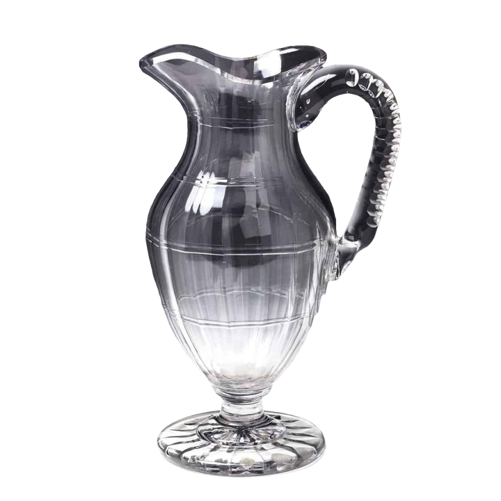 Antique 18th Century George III Cut Glass Wine Ewer