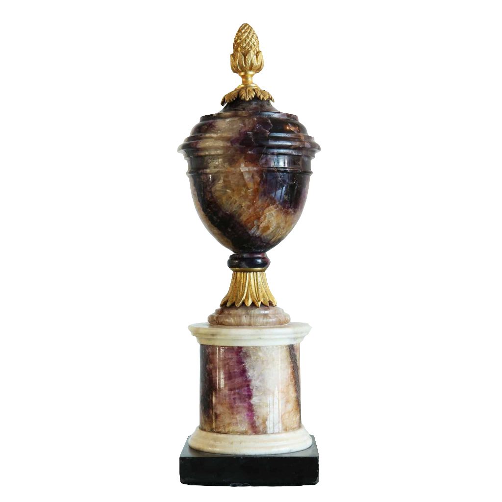 George III Turned Blue John Urn