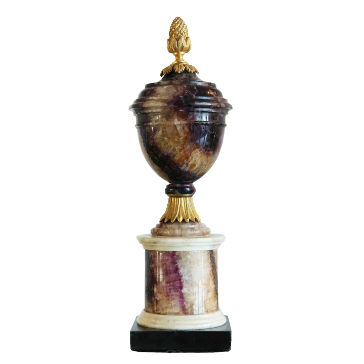 George III Turned Blue John Urn