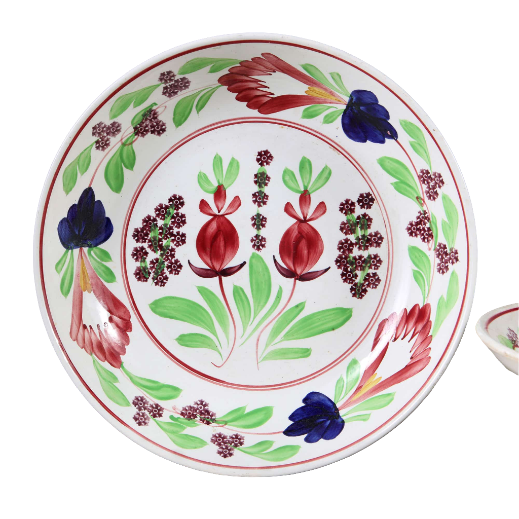 Set of Six Boerenbont Plates | Societe de Ceramique